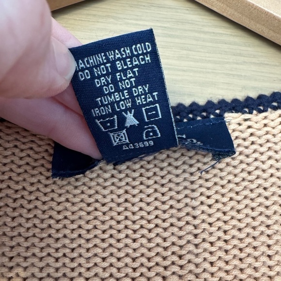 Denim & Co Extended Size Southwestern Cotton Blend Sweater / 2X - Picture 6 of 10